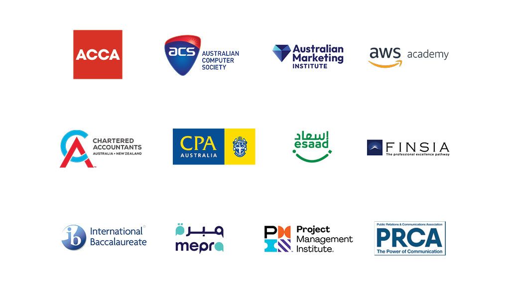 Associate logos webtile